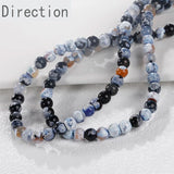 8mm Fire Agate Crystal Chalcedony Round Beads DIY Jewelry Making