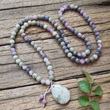 8mm Cordierite Amethyst Stone Beads,Labradorite Pendant,Prayer Bracelet