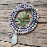 8mm Cordierite Amethyst Stone Beads,Labradorite Pendant,Prayer Bracelet
