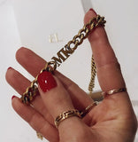 8mm Cuban Thick Name Necklace 314L Stainless steel Personalized Pendant