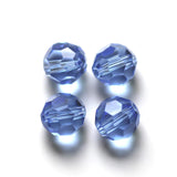 200pcs 8mm Czech Glass Beads Crystal For Jewelry Making