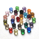 200pcs 8mm Czech Glass Beads Crystal For Jewelry Making