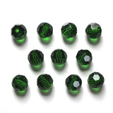 200pcs 8mm Czech Glass Beads Crystal For Jewelry Making