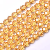 200pcs 8mm Czech Glass Beads Crystal For Jewelry Making