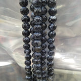 8mm Faceted Weathered Agates Stone Beads Round Loose Section
