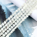 8mm Mother Of Pearls Shell Pentagram Beads for Jewelry Making
