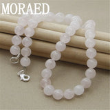 8mm Freshwater Pearl Necklace 925 Silver Four Pearl Necklaces For Women
