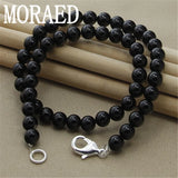 8mm Freshwater Pearl Necklace 925 Silver Four Pearl Necklaces For Women