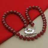 8mm Freshwater Pearl Necklace 925 Silver Four Pearl Necklaces For Women