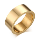Gold-color Wedding Ring CZ Zircon Stone Promise Jewelry