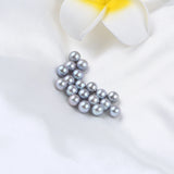8mm Gray Round Freshwater Pearl for Jewelry Making
