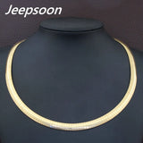8mm Stainless Steel Plated Torques Necklaces for Women