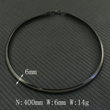8mm Stainless Steel Plated Torques Necklaces for Women