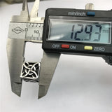 8mm Hole 316L Stainless Steel Square Bead for DIY Jewelry Making