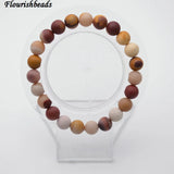 8mm Matte Mookaite Stone Bracelets for Women
