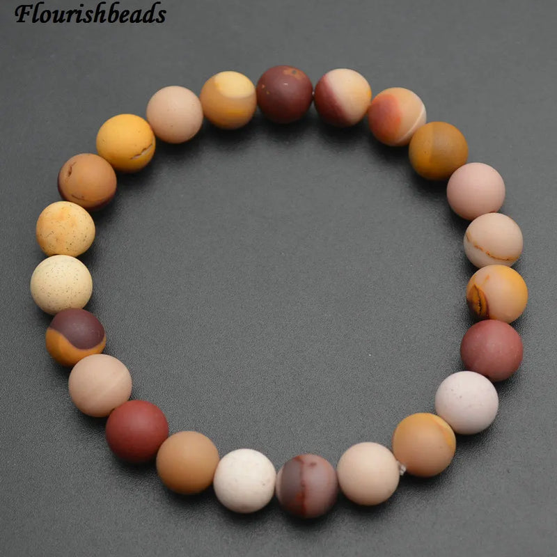 8mm Matte Mookaite Stone Bracelets for Women