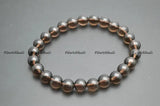 8mm Matte Smoky Quartz Stone Bracelets