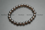8mm Matte Smoky Quartz Stone Bracelets