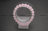 Matte Rose Quartz Stone Round Bead Bracelets