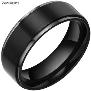 8mm Tungsten Carbide Promise Ring Wedding Band