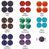 8mm Natural Stone Beads with Crystal Thread Kit