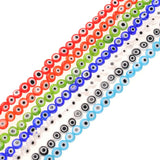 8mm Evil Eye Lampwork Glass Beads for Jewelry Making