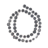 8mm Evil Eye Lampwork Glass Beads for Jewelry Making