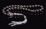 8mm Muslim Gift Islamic 33 Hematite Prayer Beads Rosary Tasbih Misbaha Masbaha