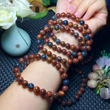 Natural Red Pietersite Bracelet Healing Gift Crystal Stone Beads Jewelry