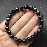 8mm Tiger's Eye Bracelet Natural Stone Beads Healing Jewelry