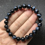 8mm Tiger's Eye Bracelet Natural Stone Beads Healing Jewelry