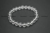 Clear Crystal Stone Round Beads Bracelet Elastic Line Jewelry