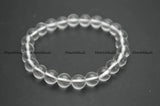 Clear Crystal Stone Round Beads Bracelet Elastic Line Jewelry