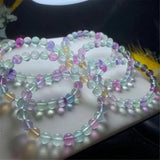Natural Fluorite Quartz Bracelet Healing Love Gift