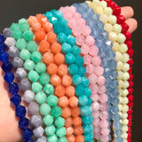 8mm Pink Quartz Faceted Stone Beads Round Loose Beads 15''Strands