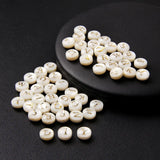 8mm Shell Letters Beads A-Z Alphabet Mother of Pearl Loose for Jewelry Making