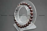 Natural Garnet Stone Beaded Bracelet Woman Jewelry