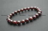 Natural Garnet Stone Beaded Bracelet Woman Jewelry