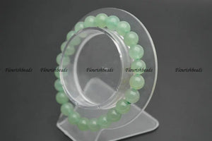 Green Aventurine Stone Round Bead Bracelet