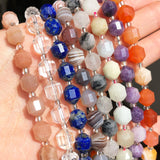 8mm Natural Lapis Lazuli Morganite Agates Quartz Gem Beads