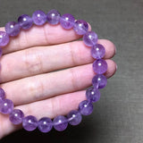 8mm Lavender Amethyst Quartz Bracelet Healing Luck Gift