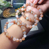 8mm Moonstone Bracelet for Women Men Love Gift Beads Healing Crystal