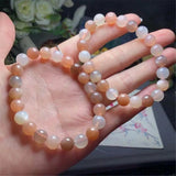 8mm Moonstone Bracelet for Women Men Love Gift Beads Healing Crystal