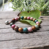 Natural Ocean And Purple Star Stone Beads Friendship Bracelet