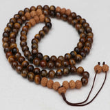 8mm Rudraksha Tiger Eye Gemstone Beads Bracelet National Style