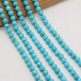 8mm Turquoise Faceted Stone Beads for Jewelry Making