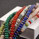8mm Natural Stone Bead Rondelle Shape Loose Spacer Abacus Quartz Turquois Bead
