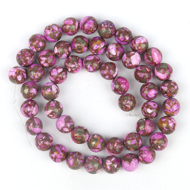 8mm Colorful Stone Beads for Jewelry Making DIY Bracelets