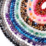 8mm Natural Stone Faceted Loose Beads for Jewelry Making