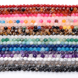 8mm Natural Stone Faceted Loose Beads for Jewelry Making